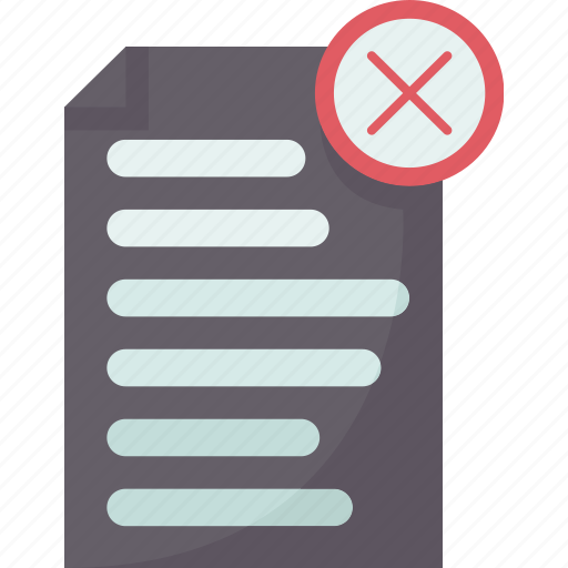 Blacklist, software, banned, restriction, suspension icon - Download on Iconfinder