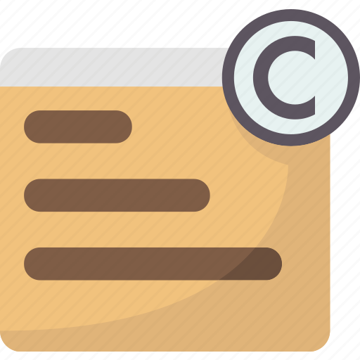 Copyright, protection, trademark, legal, rights icon - Download on Iconfinder