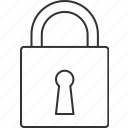 padlock, key, access, protection, security