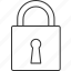 padlock, key, access, protection, security 
