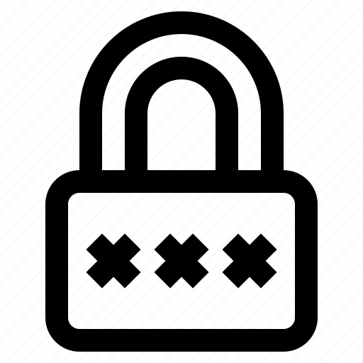 Padlock, password, security, protection, safety icon - Download on Iconfinder