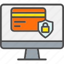 card, payment, secure, security, shield
