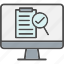 document, evaluate, result, review, verification 
