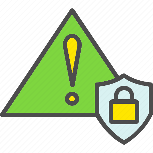 Protection, safety, secure, security, shield, warning icon - Download on Iconfinder