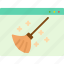 broom, clean, duster, tool, browser 