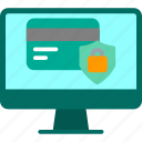 card, payment, secure, security, shield