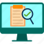 document, evaluate, result, review, verification 