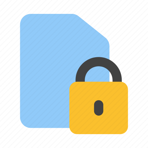 Data, security, document, locked, internet icon - Download on Iconfinder
