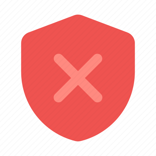 Unprotected, unsecure, shield, protection, internet, security icon - Download on Iconfinder
