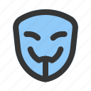 hacker, anonymous, mysterious, mask, internet, security