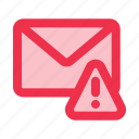 spam, alert, warning, mail, internet, security