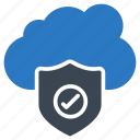 cloud, protection, secure, server, shield