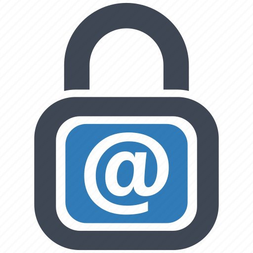 Email, mail, security, lock, private, password, letter icon - Download on Iconfinder
