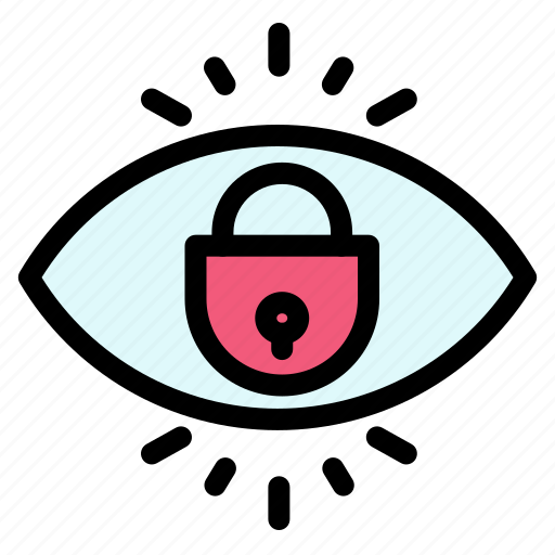 Eye, internet, lock, security icon - Download on Iconfinder