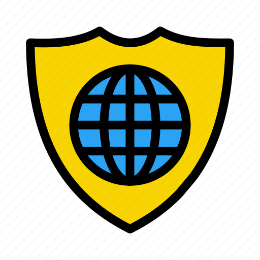 Internet, global, security, shield, webpage icon - Download on Iconfinder