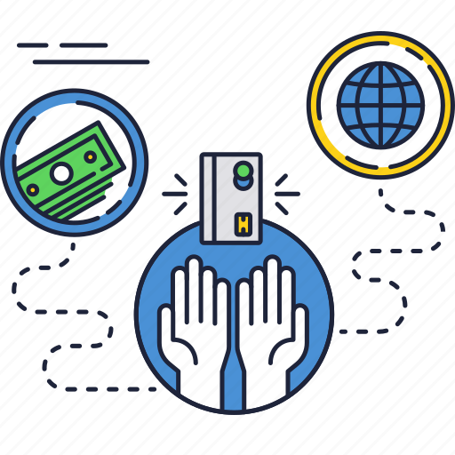 Card, credit, globe, hands, money, payment, transfer icon - Download on Iconfinder