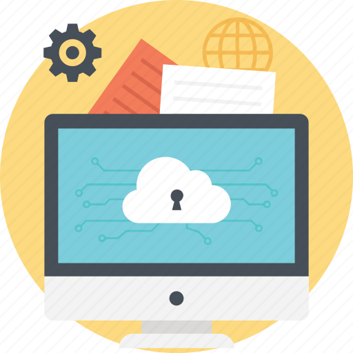 Cloud computing protection, confidential data, cyber security, data encryption, data protection icon - Download on Iconfinder