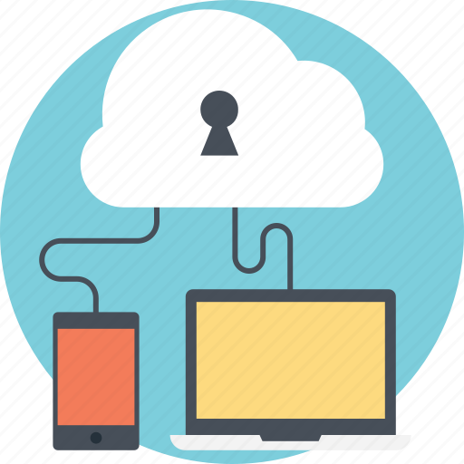 Cloud computing security, cloud storage security, data protection, internet security, secure cloud access icon - Download on Iconfinder