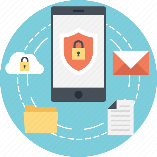 Data protection, mobile data protection, personal data security, personal information security, smartphone icon - Download on Iconfinder