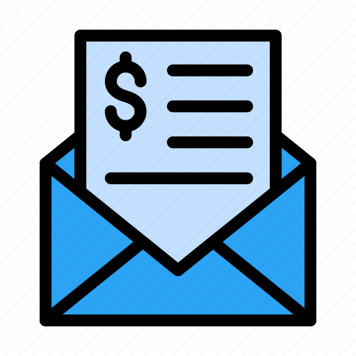 Budget, email, tax, message, invoice icon - Download on Iconfinder