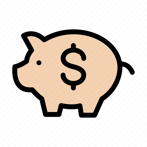 Dollar, money, piggy, bank, saving icon - Download on Iconfinder