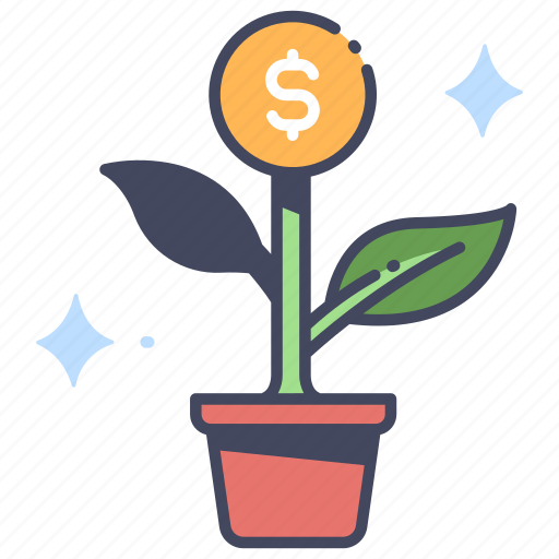 Business, growth, investment, money, plant, profit, success icon - Download on Iconfinder