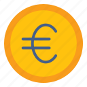 euro, coin, money, currency, investment, finance