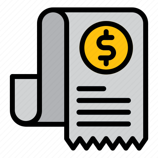 Bill, invoice, receipt, account, contract icon - Download on Iconfinder