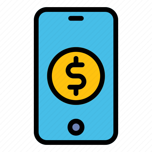 Phone, mobile, dollar, cell, investment icon - Download on Iconfinder