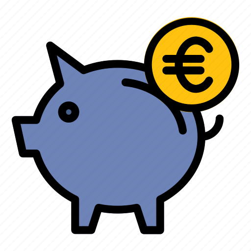 Pig, piggy, money, saving, finance, euro icon - Download on Iconfinder