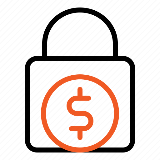 Padlock, protect, money, insurance, finance, investment icon - Download on Iconfinder