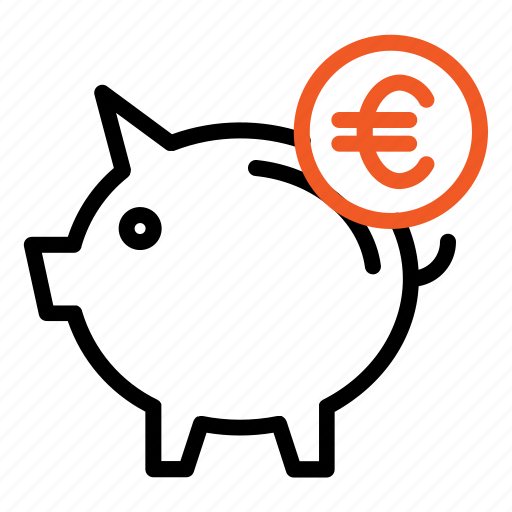 Pig, piggy, money, saving, finance, euro icon - Download on Iconfinder