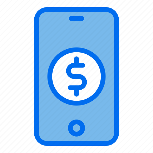 Phone, mobile, dollar, cell, investment icon - Download on Iconfinder