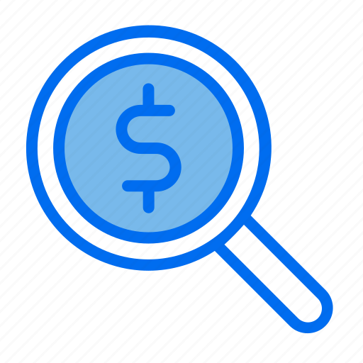 Search, magnifier, dollar, investment, money icon - Download on Iconfinder