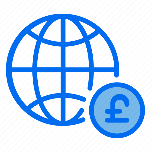 World, economy, poundsterling, finance, international icon - Download on Iconfinder