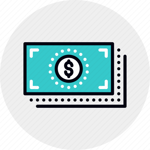 Banknotes, cash, dollars, finance, flow, money, stack icon - Download on Iconfinder