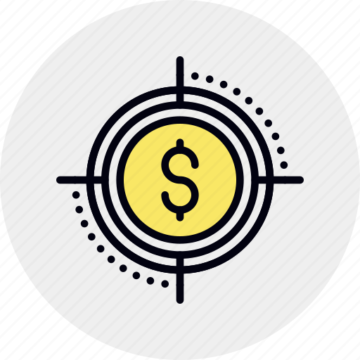 Aim, capital, finance, investment, money, target, venture icon - Download on Iconfinder
