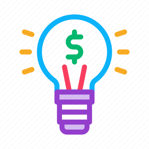 Business, de, finance, lamp, light, money icon - Download on Iconfinder