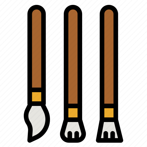 Brush, paint, artist, home, painter icon - Download on Iconfinder