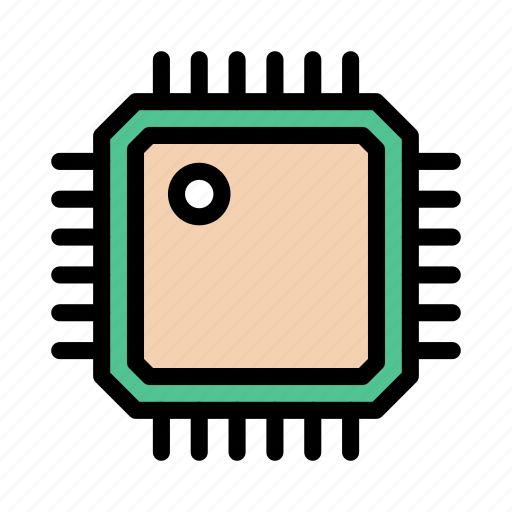 Chip, cpu, electronics, gpu, processor icon - Download on Iconfinder