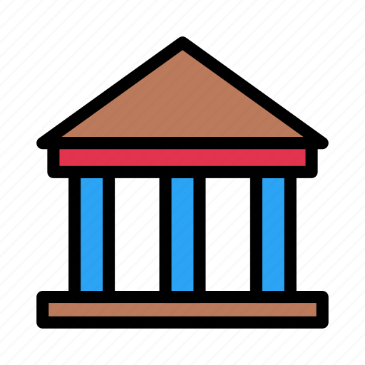 Bank, building, court, finance, saving icon - Download on Iconfinder