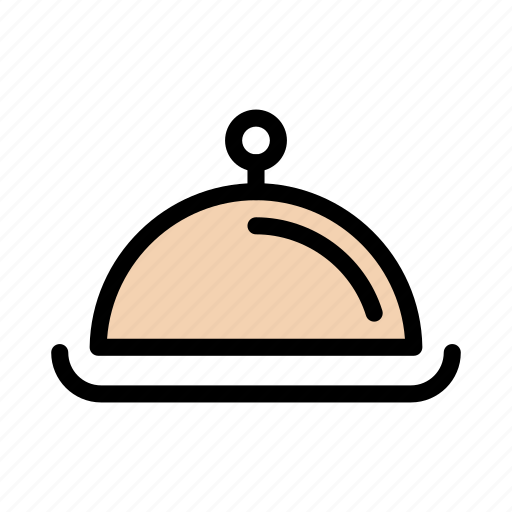 Dish, dishcover, food, meal, restaurant icon - Download on Iconfinder
