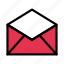 email, envelope, inbox, message, open 