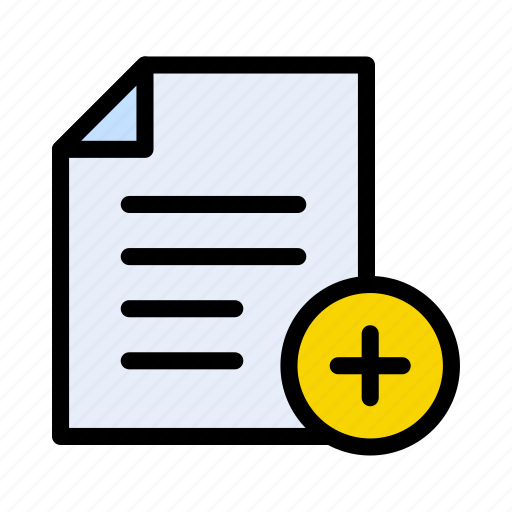 Create, document, file, new, notes icon - Download on Iconfinder