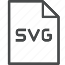 file, svg, document, extension, format, vector