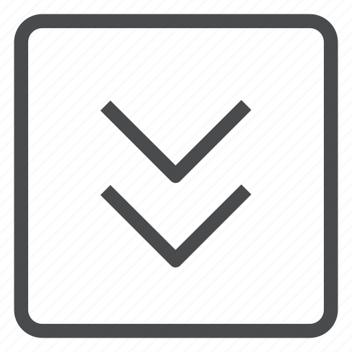 Chevrons, down, square icon - Download on Iconfinder