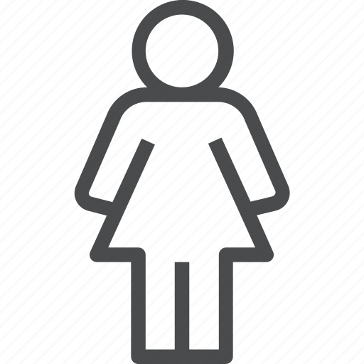 Female, girl, woman, person, user icon - Download on Iconfinder