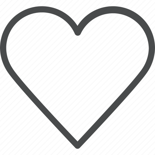 Heart, favorite, like, love, romance, valentines icon - Download on Iconfinder