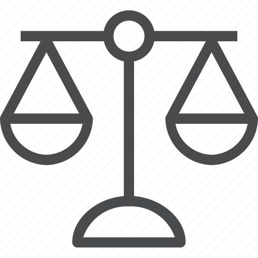 Scale, balance, justice, law, legal icon - Download on Iconfinder