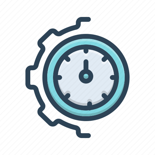 Clock, cogwheel, management, mechanism, optimization, technology, transmission icon - Download on Iconfinder